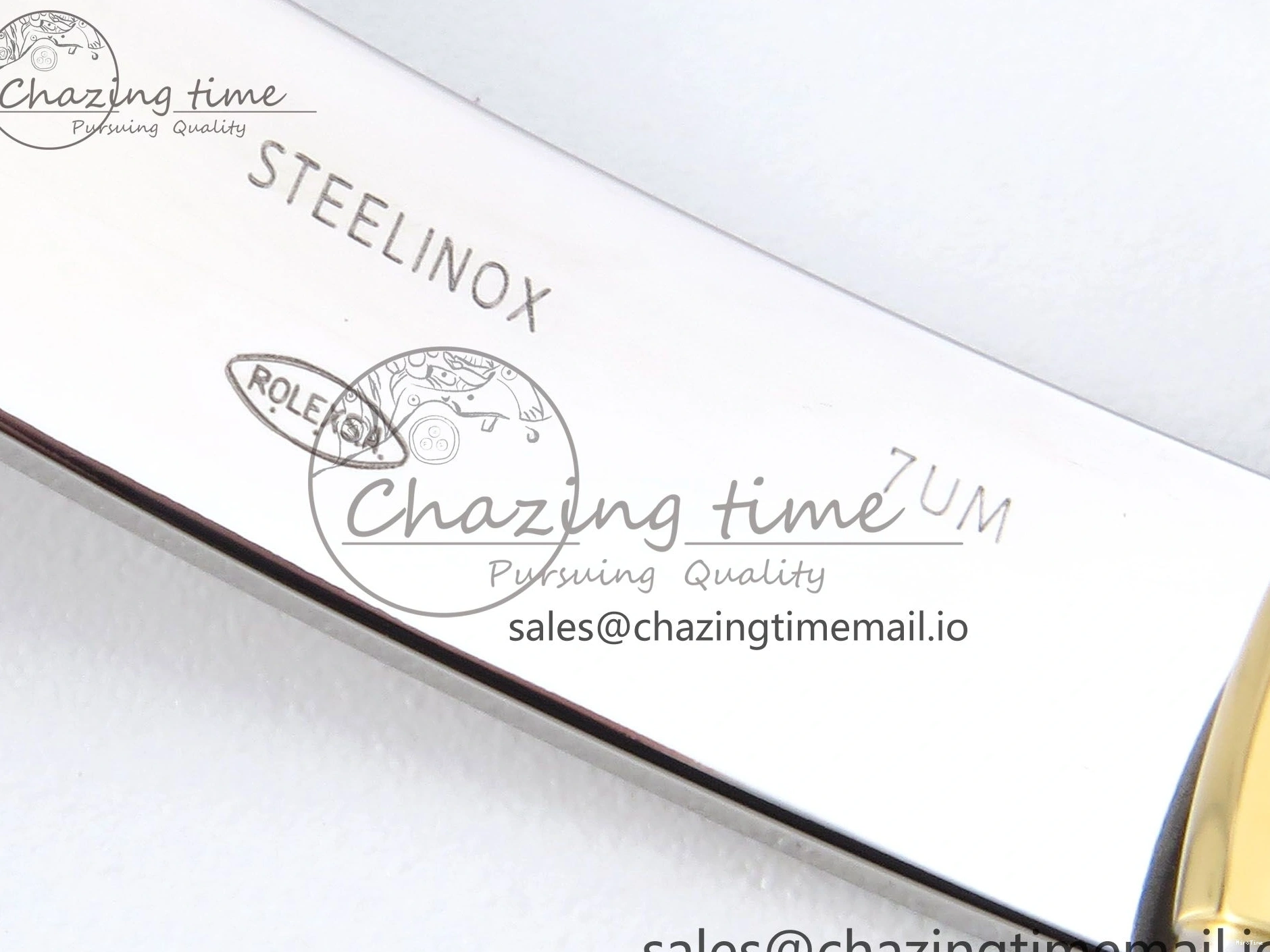 MiroTime 0418 SmartChoice DateJust 36 126233 EWEF Best Edition YG Stick Dial on SS YG Oyster Bracelet A 669